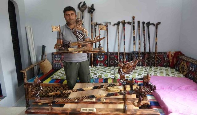 Yozgatlı Baston Ustasının El Emeği Eserleri, Siyaset Dünyasında ve Gurbetçiler Arasında Gözde Haline Geldi