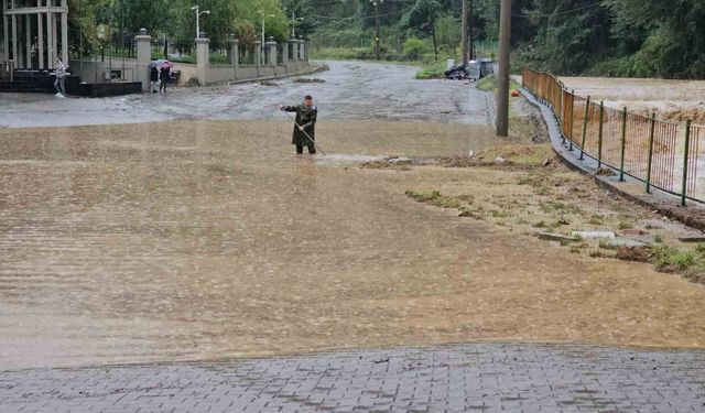 Zonguldak'ta Şiddetli Yağışlar Sonrası Sel Felaketi: Sanayi Sitesi Sular Altında Kaldı