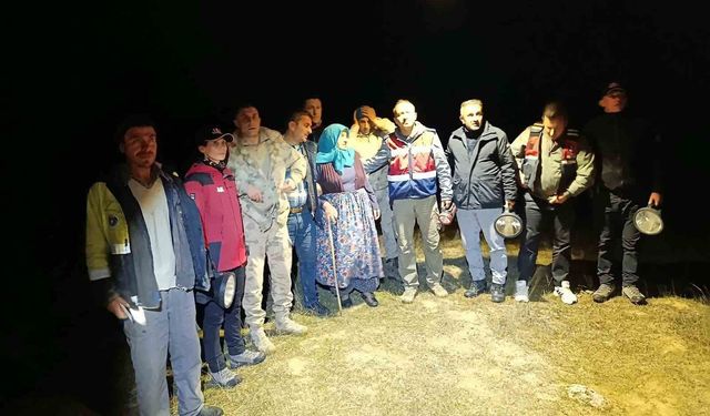 Bursa'da 3 Gün Kayıp Olan Yaşlı Kadın Dron ile Kurtarıldı