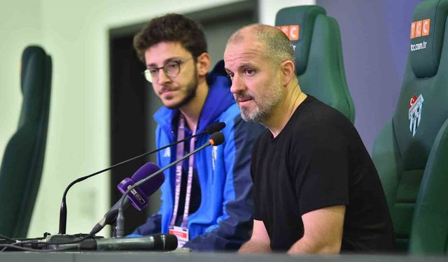 Bursaspor, Pendikspor'u 2-0 mağlup etti, teknik direktörden açıklama