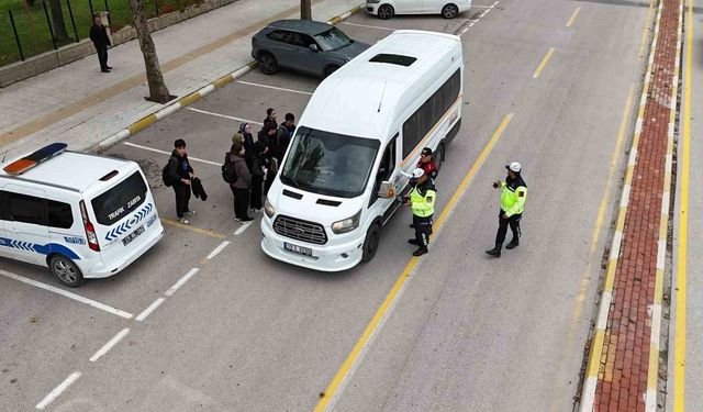 Çorum'da Öğrenci Güvenliği İçin Dronlu Denetim Uygulaması