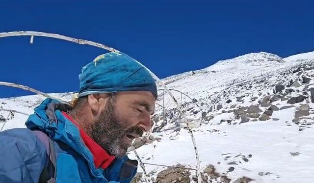 Diyarbakırlı dağcı Ağrı Dağı'nda fırtınaya teslim oldu