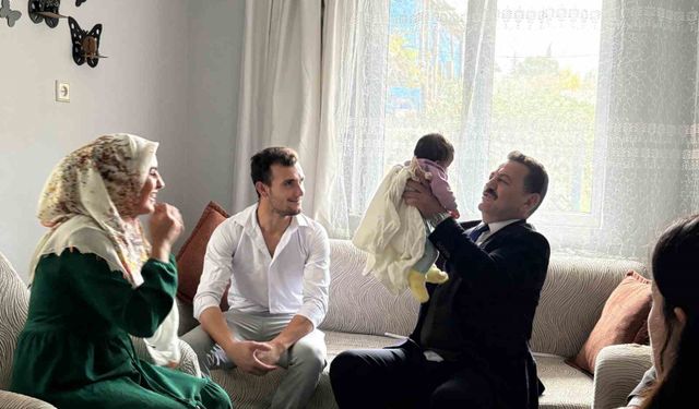 Evlilik kredisiyle yuva kuran çiftin bebek sevinci Bilecik'te