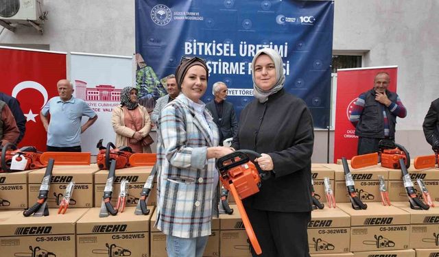 Fındık Üreticilerine Ekipman Desteği ile Verim ve Kalite Artışı