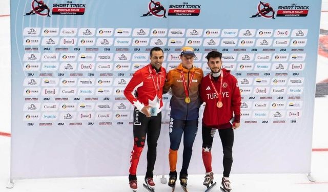 Furkan Akar, Kanada'da Short Track Dünya Turu'nda madalya kazandı