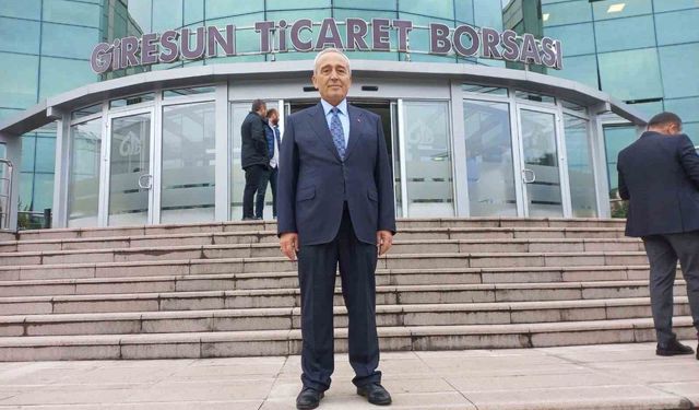 Hamza Bölük, Giresun Ticaret Borsası'nda Yeniden Başkan Seçildi