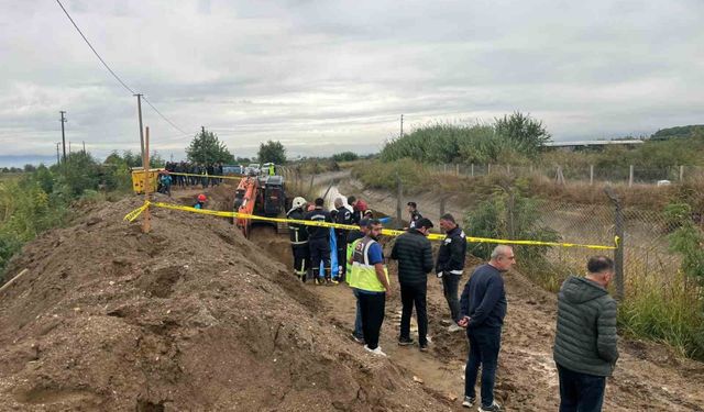 İncirliova'da kanalizasyon çalışmasında toprak göçmesi: 1 ölü