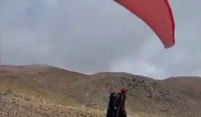 İrlandalı Michel Moran, Adıyaman'da serbest atlayış yaptı