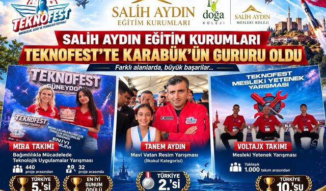 Karabük Öğrencileri TEKNOFEST 2026'dan Ödüllerle Döndü