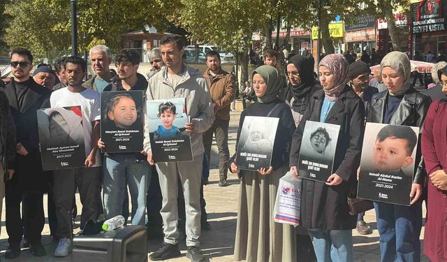 Kastamonu'da Aksa Tufanı Yıl Dönümünde İsrail Protestosu Düzenlendi