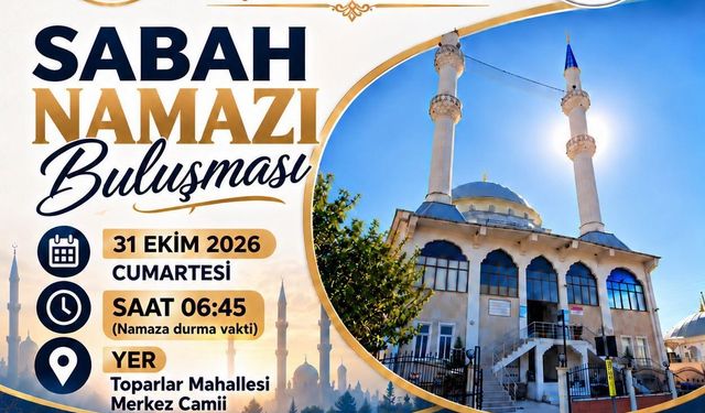 Köyceğiz'deki sabah namazı buluşmaları Toparlar Merkez Camii'nde