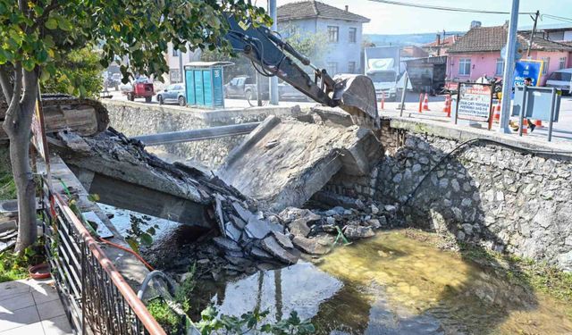 Mudanya'ya yeni çift şeritli köprü inşasına başlandı
