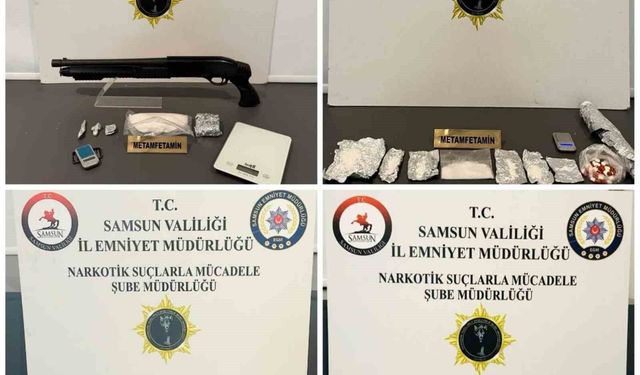 Samsun'da uyuşturucu operasyonu: 10 kişi hakkında işlem yapıldı