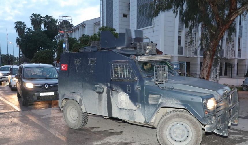 Mersin'de aranan 88 şüpheliye gözaltı