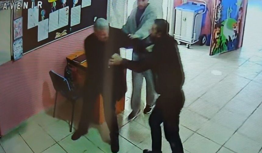 Ahlat'ta okul müdürlerine saldırı görüntüleri ortaya çıktı