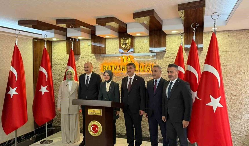 Bakan Göktaş Batman'da temaslarda bulundu