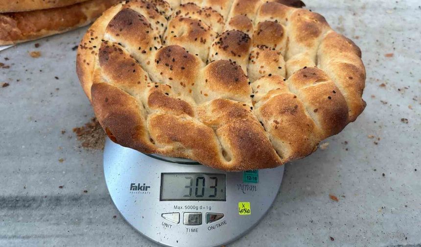 Bilecik'te gramajı düşük pide satanlara zabıta engeli