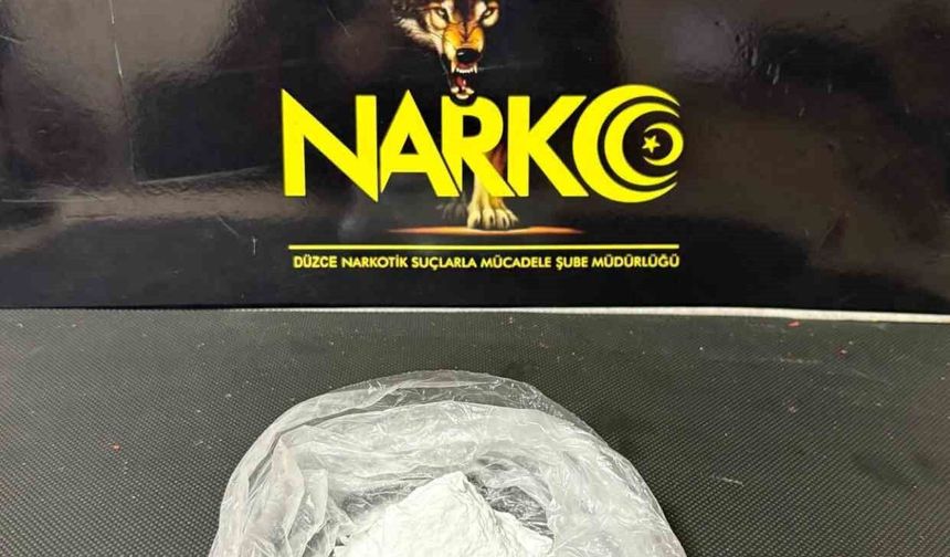 Düzce'de zehir tacirleri suçüstü yakalandı