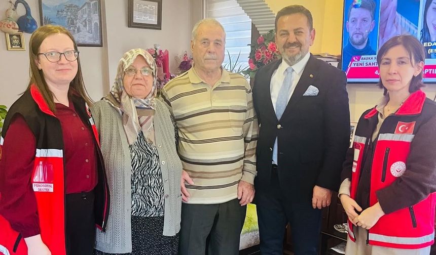 İl Müdürü Nejat İlhan'dan şehit annesi ve Kıbrıs gazisine anlamlı buluşma