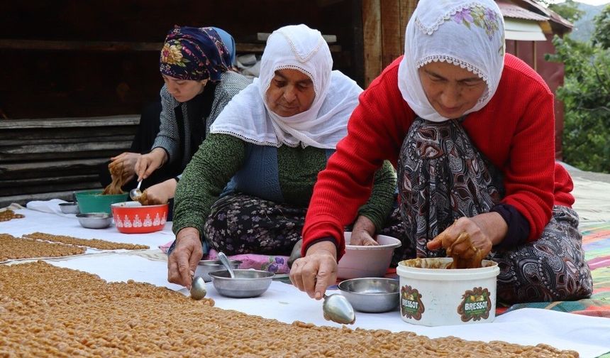 Köyde üretilen keş adeta bir enerji deposu