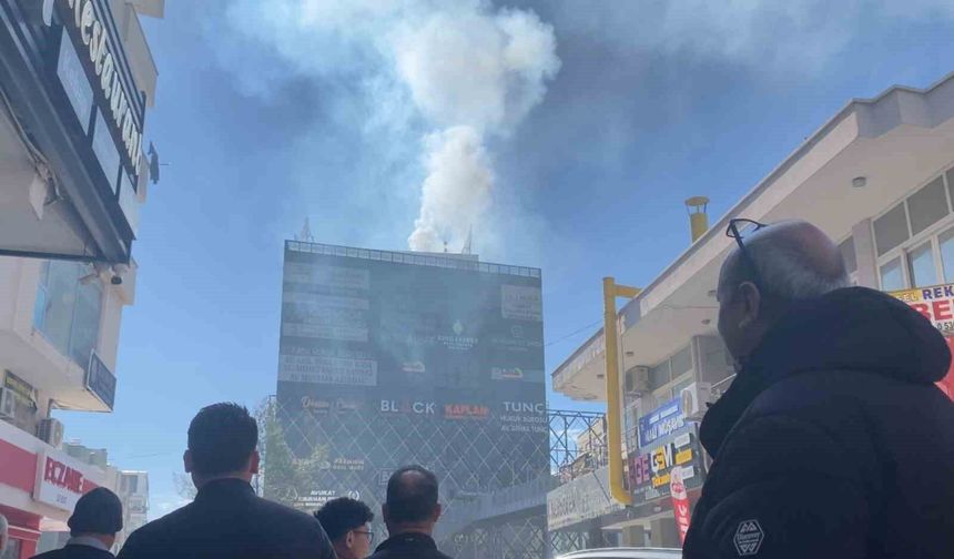 Mersin'de baca yangını korkuttu