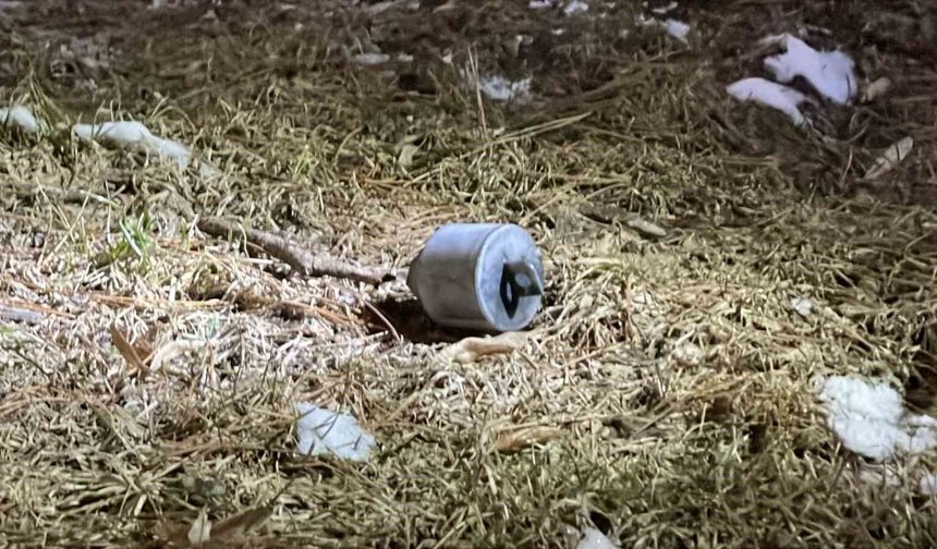 Patlamayan iftar topu paniğe neden oldu: Ses bombası kontrollü olarak patlatıldı