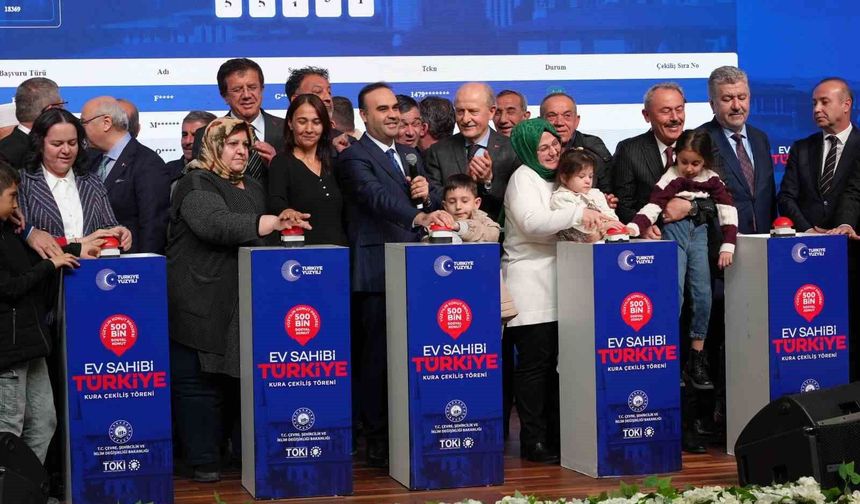 Yüzyılın Konut Projesi Denizli Kura Çekimi Gerçekleşti