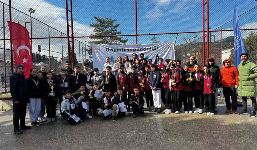 Bilecik'te ilk kez oryantiring heyecanı yaşandı