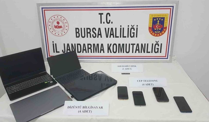 Bursa'da Jandarmadan milyonluk bahis vurgununa darbe, 4 kişi yakalandı