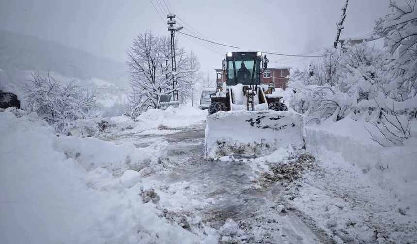 Ordu'da eğitime kar engeli