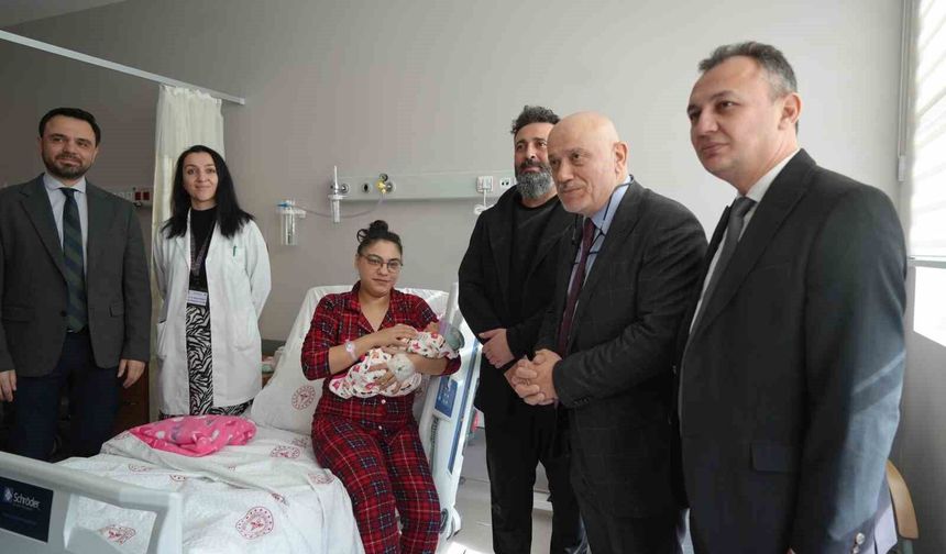 Samsun Şehir Hastanesi'nde kadın doğum ve çocuk klinikleri hizmette: İlk bebekler dünyaya geldi