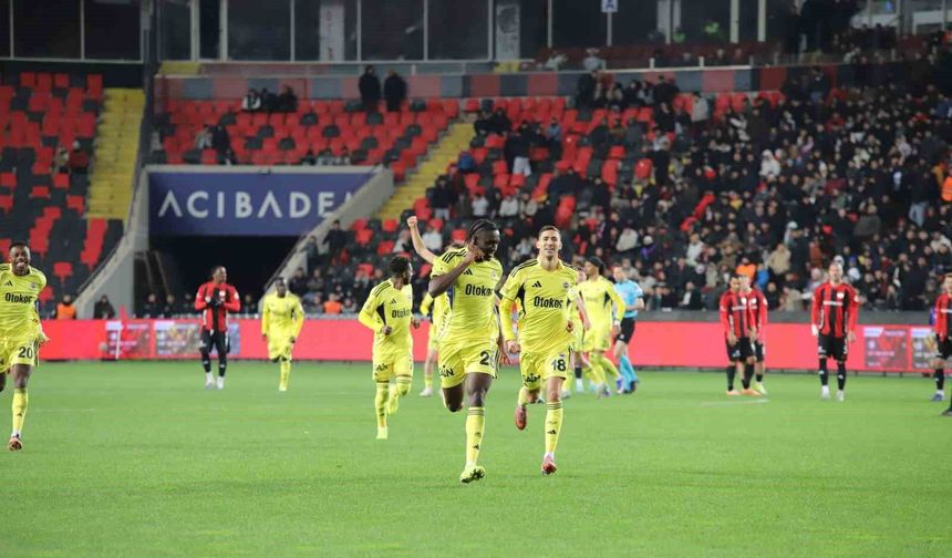 Ziraat Türkiye Kupası: Gaziantep FK: 0 - Fenerbahçe: 4 (Maç sonucu)