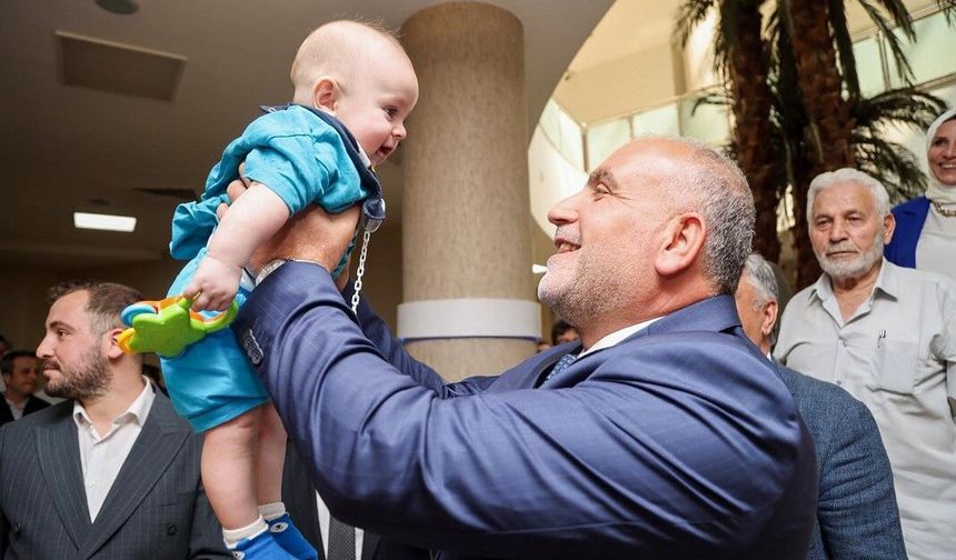 Bu bölgede bebek sahibi ailelere 6 bin TL nakit yardım