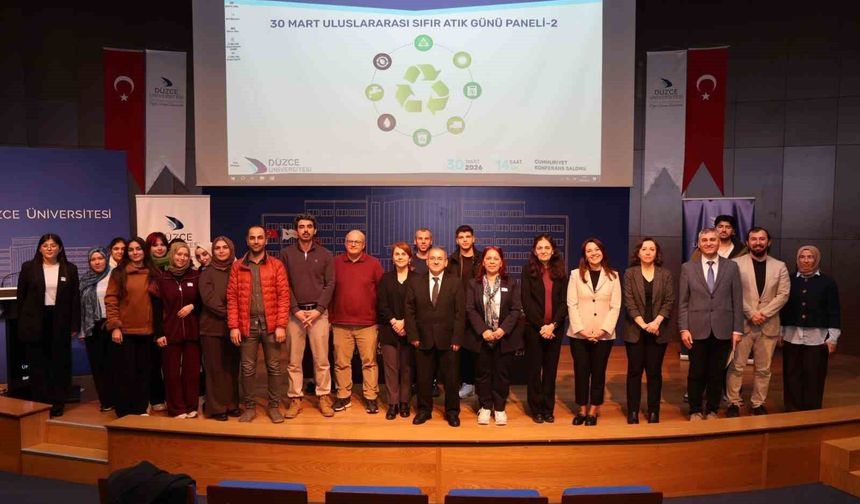Düzce Üniversitesi'nde Uluslararası Sıfır Atık Günü Paneli Düzenlendi