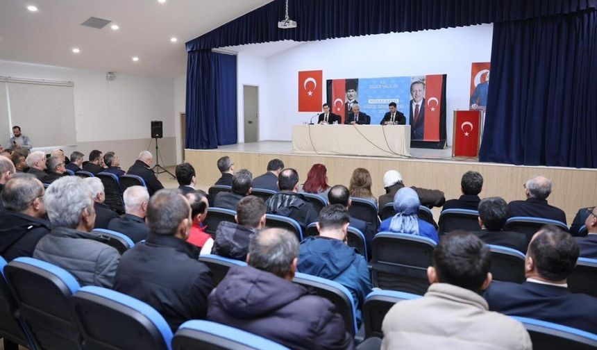 Düzce'de 'Düzce Sohbetleri' Projesinin İlk Toplantısı Yığılca'da Gerçekleştirildi