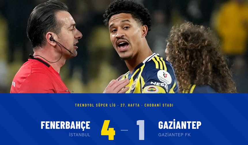 Nene'nin Hat-Trick'i Fenerbahçe'yi Uçurdu