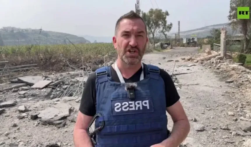 İsrail saldırısında RT muhabirleri yaralandı — Yayındayken Füze Düştü