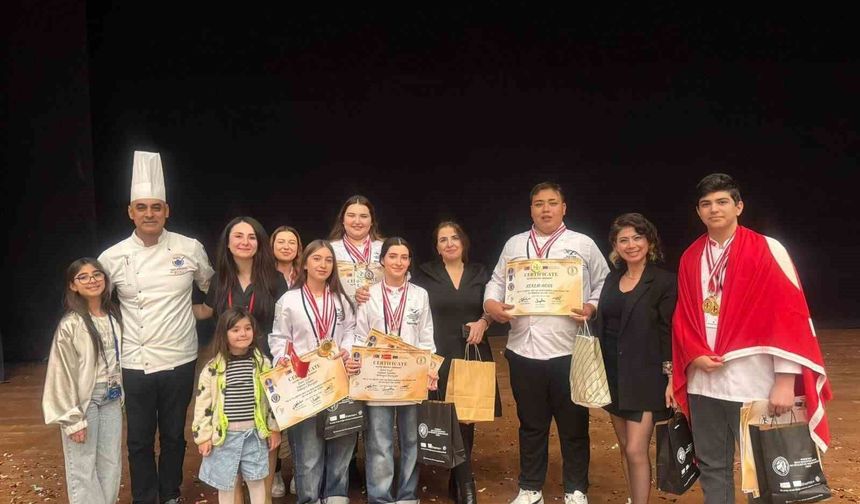 Marmarisli Öğrenciler Uluslararası Aşçılık Yarışmasında Başarı Elde Etti