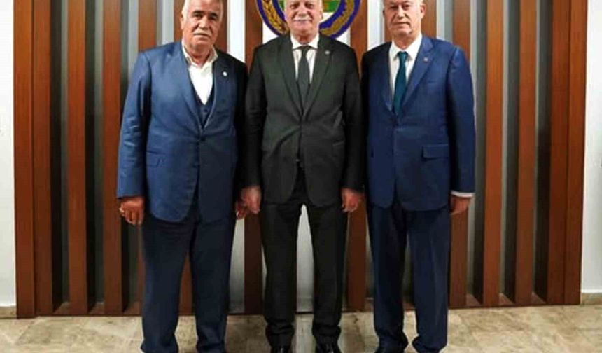 Altun, Ziraat Odaları Başkanları ile Bayraktar'ı ziyaret etti