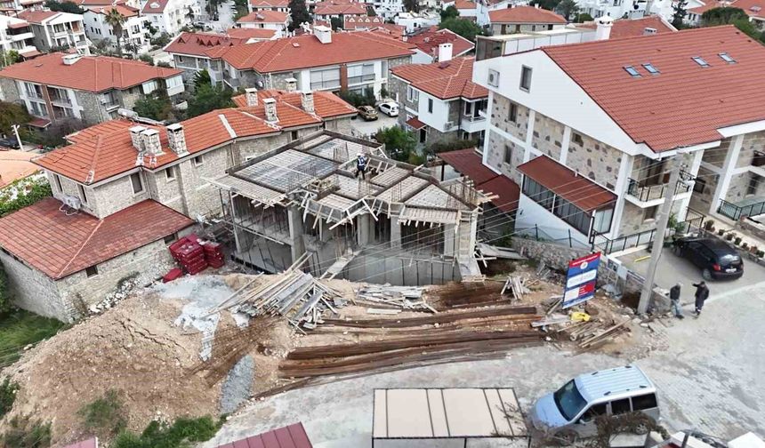 Datça'da Gündüz Bakımevi inşaatı hızla devam ediyor