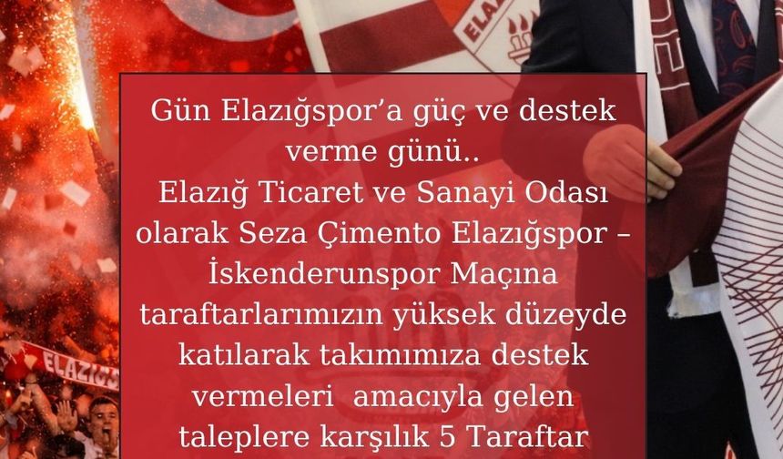 İdris Alan, taraftarlara 5 otobüs ayarladı