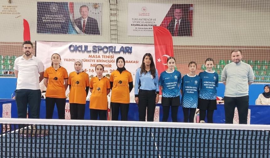 Masa Tenisi Türkiye Finallerinde Horasan 9'unculuğu Elde Etti