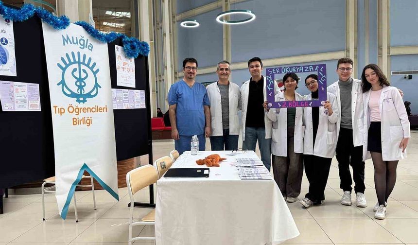Muğla'da 'Kanser Farkındalığı' İçin Genç Tıp Öğrencilerinden Önemli Girişim