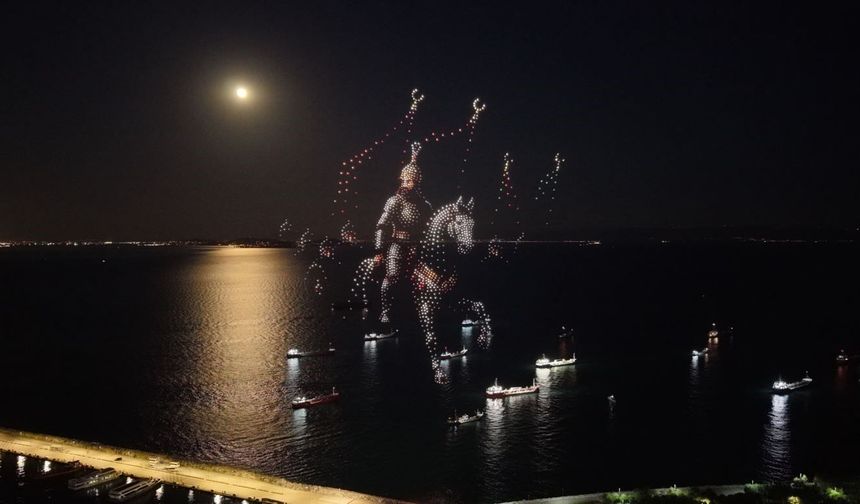 1453 Dronla Fetih Coşkusu Yenikapı'da Yaşandı