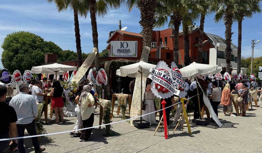 Fethiye'de meyhane açılışı dualarla yapıldı