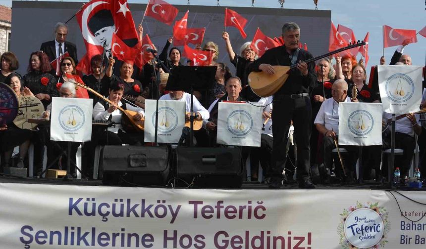 Küçükköy Teferic Şenlikleri'nde müzik dolu anlar yaşandı