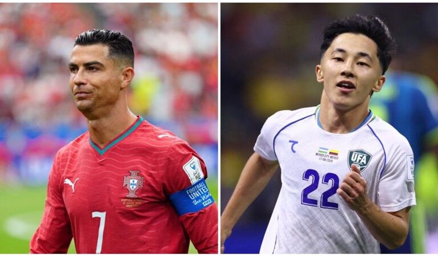 Portekiz 3-0 Özbekistan: Ronaldo tarihi rekoru kırdı, Nuno Mendes frikikten avladı