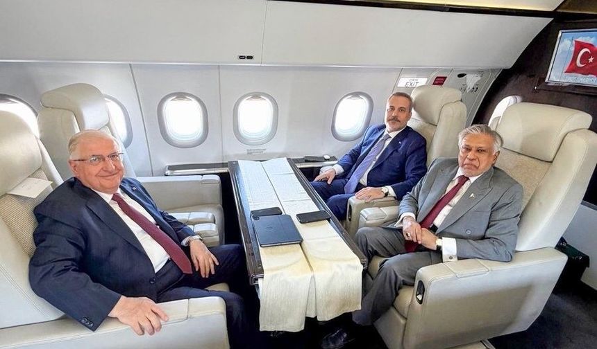 Bakan Fidan ve Güler, Pakistan Dışişleri Bakanı Dar ile Bişkek'e gidiyor