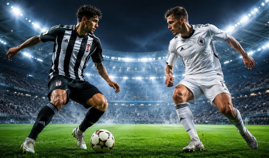 Hradec Kralove-Beşiktaş maçında ikinci yarı başladı: Siyah-beyazlılar direğe takıldı CANLI