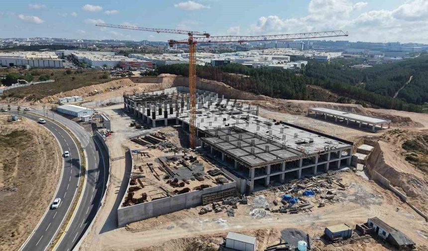 Çayırova'da 200 Yataklı Devlet Hastanesi İnşaatı Hızla İlerliyor